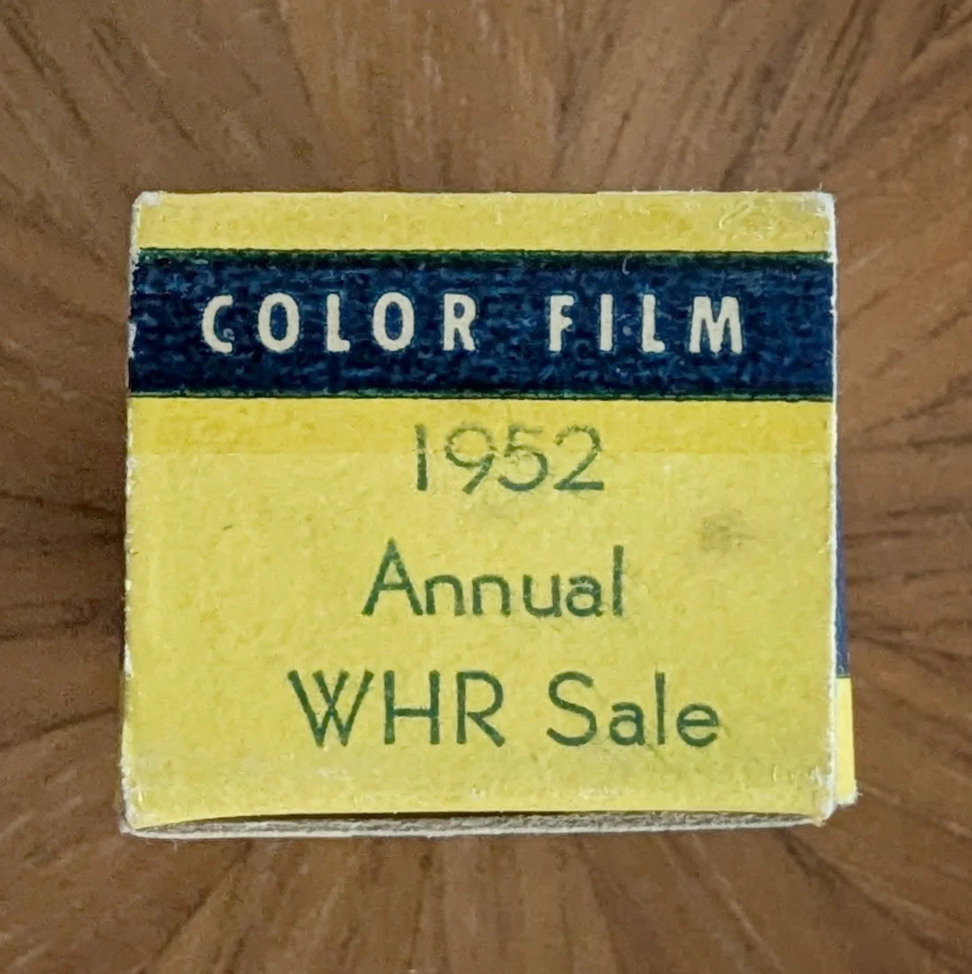 Box #7. Beaverton Box. Used for a short time after Tru-Vue sale to Sawyer's.