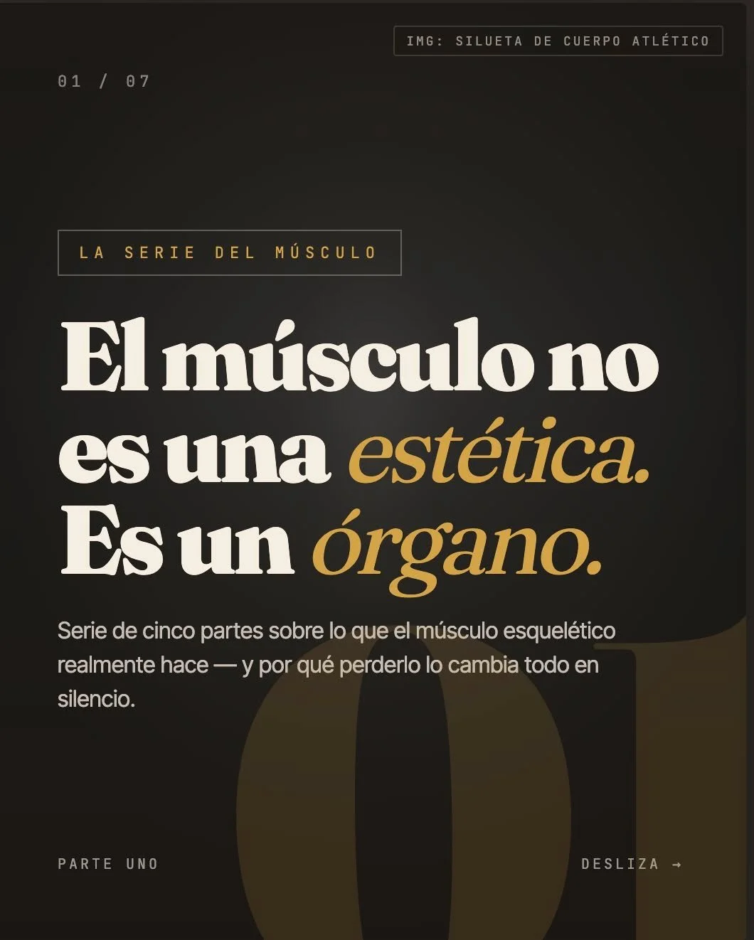 El m&uacute;sculo no solo es un "look", es necesario para longevidad.  #biostimulator #mounjaro #puertorico #bodysculptexpress #sanjuanpr #medicalaesthetics #antiaging #TestosteronaBaja #TerapiaDeTestosterona #SaludHormonal #SaludMasculina 