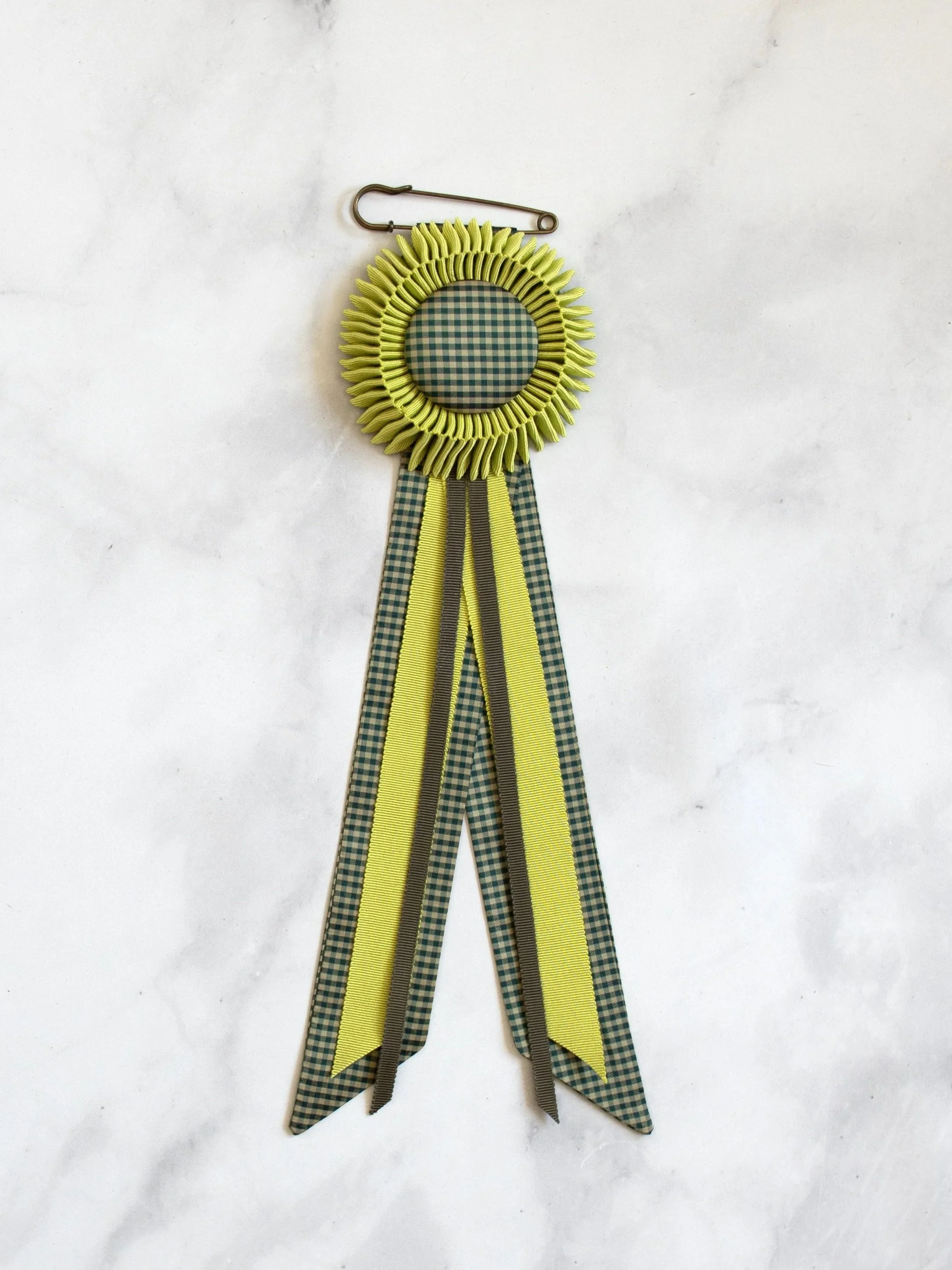 Chartreuse Petersham Rosette — Series A, No. 2