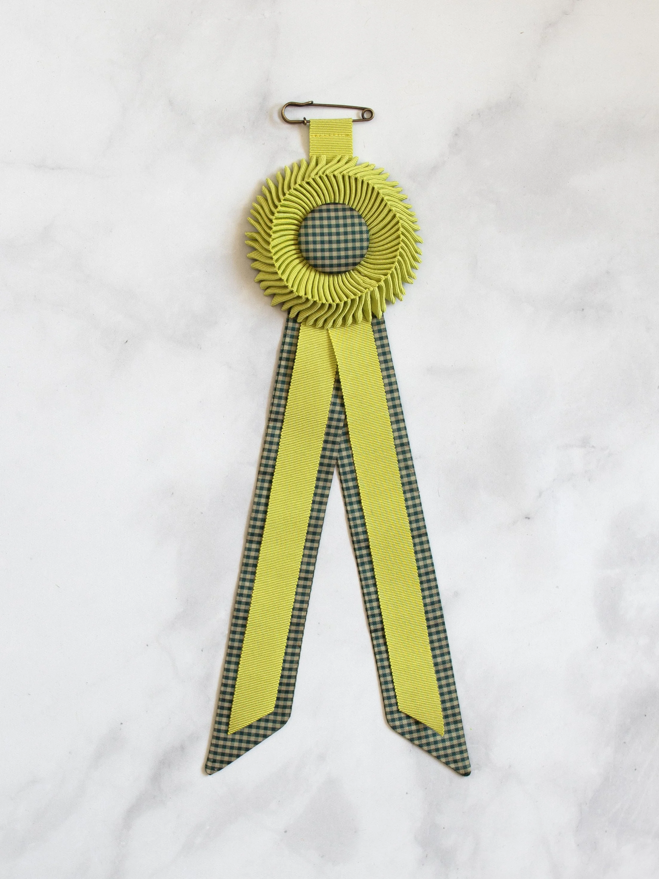 Chartreuse Petersham Rosette — Series A, No. 11