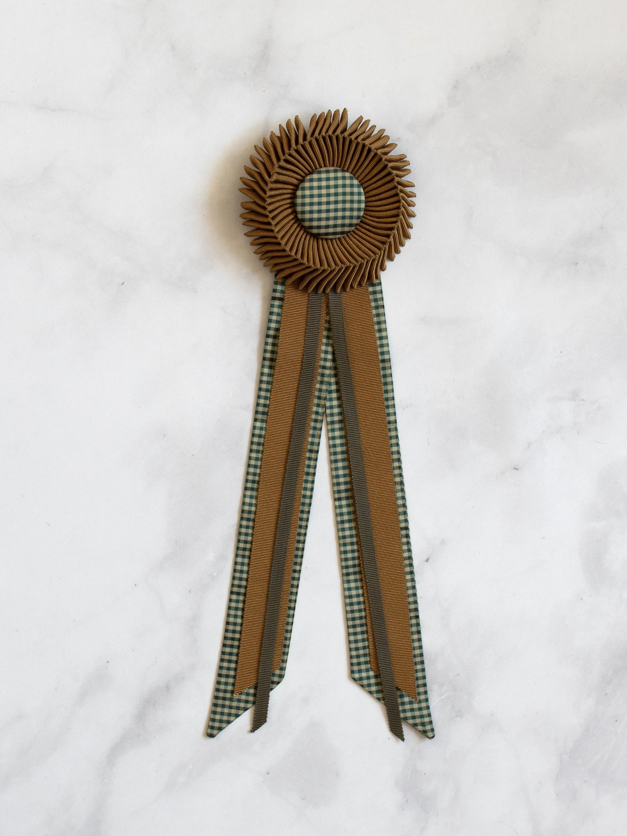 Butterscotch Petersham Rosette — Series A, No. 7