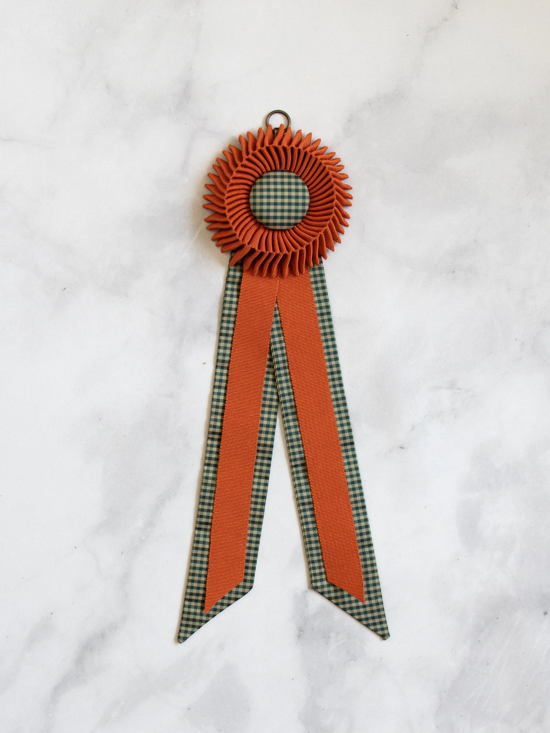 Pumpkin Petersham Rosette — Series A, No. 4