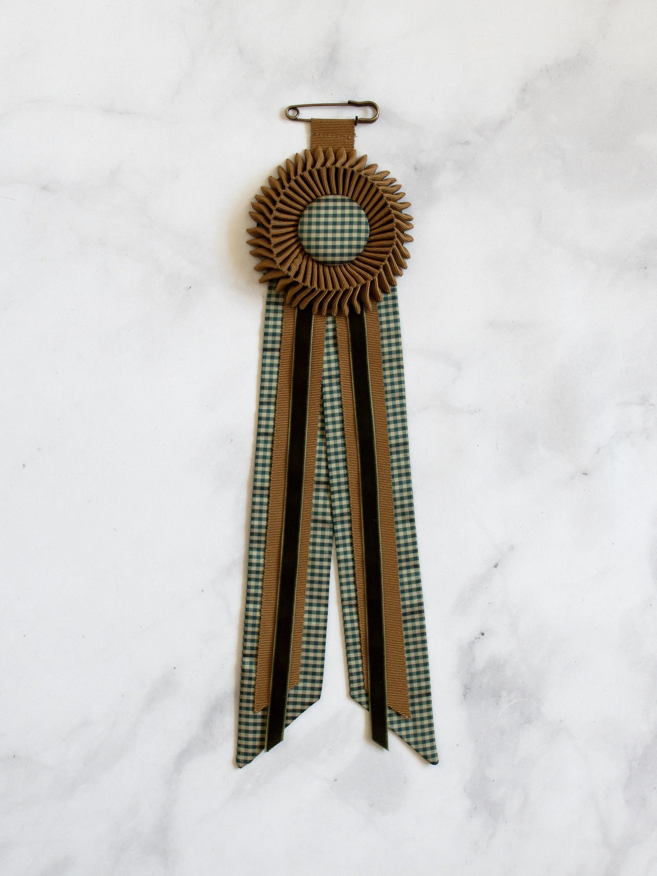 Butterscotch Petersham Rosette — Series A, No. 10