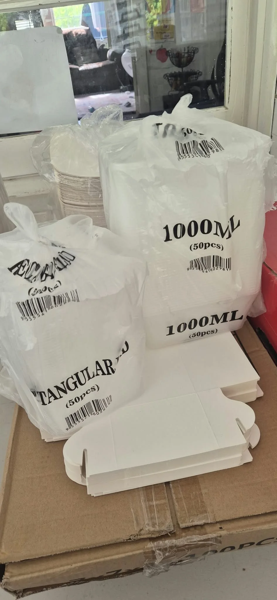 Plastic Microwave Containers & Lids | 1000ml