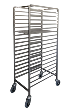 Mantova Pastry Trolley - Stainless Steel *RACKS & TRAYS INCLUDED