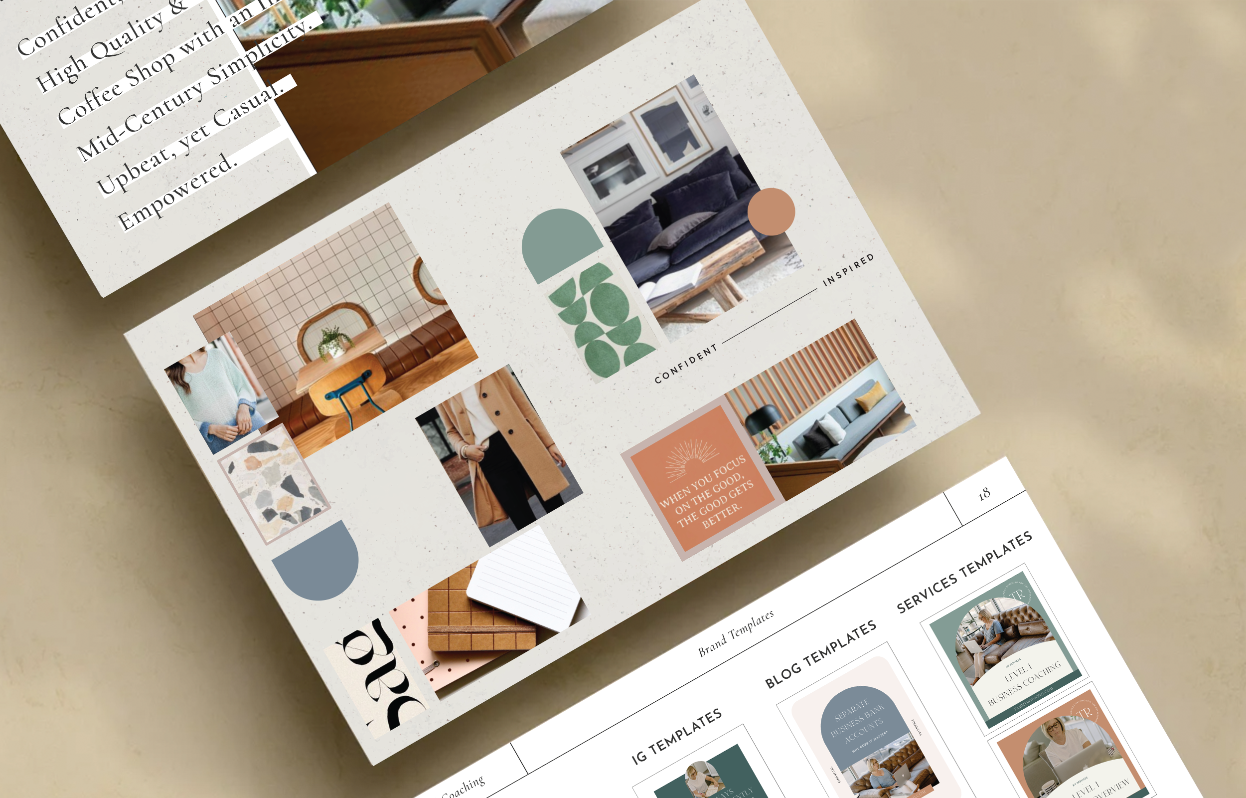 Hey Dani Creative, portfolio, timeless holistic, logo design, brand strategy, brand presentation guide, Tammy Redmond