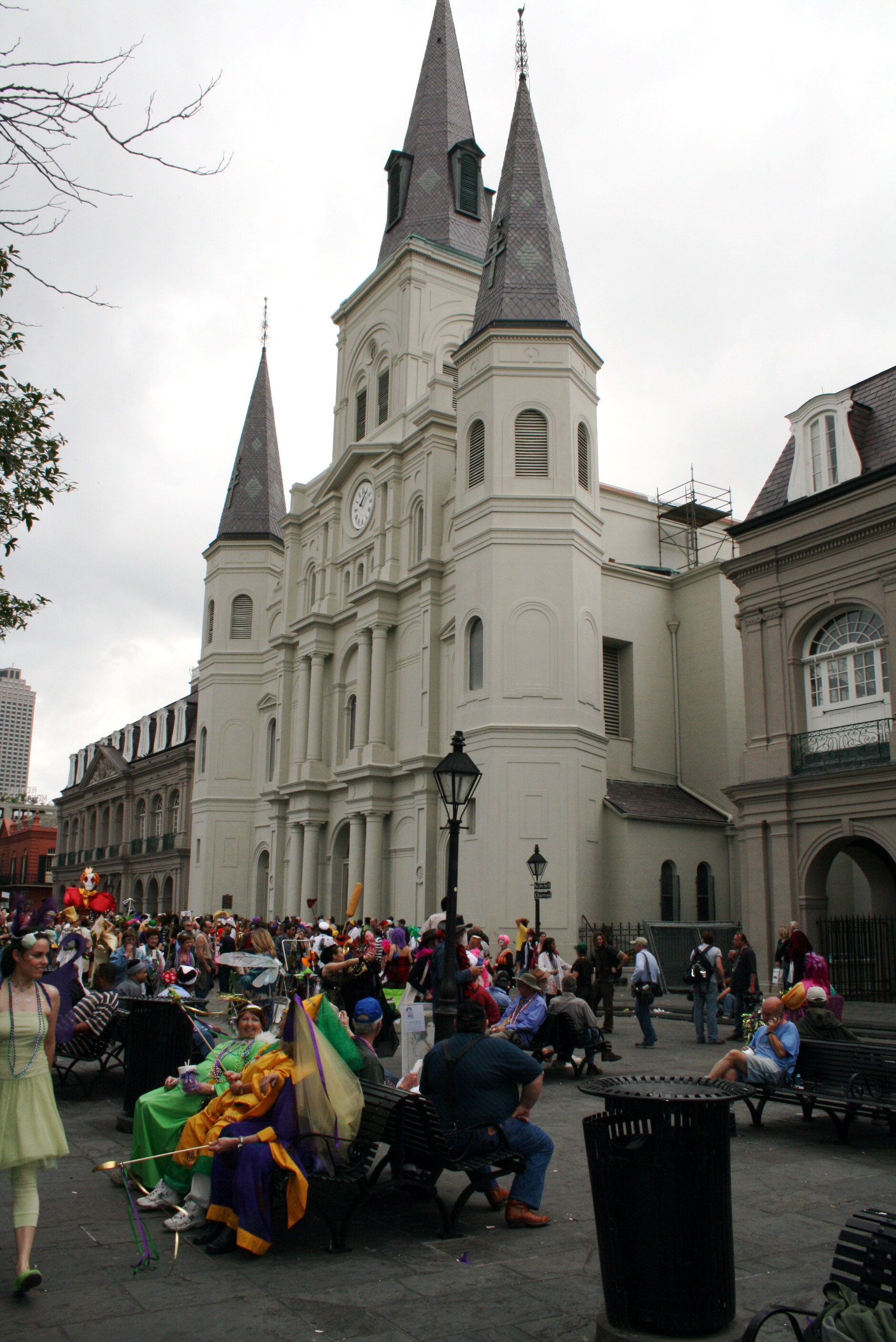 Marching Club at St. Louis Cathedral