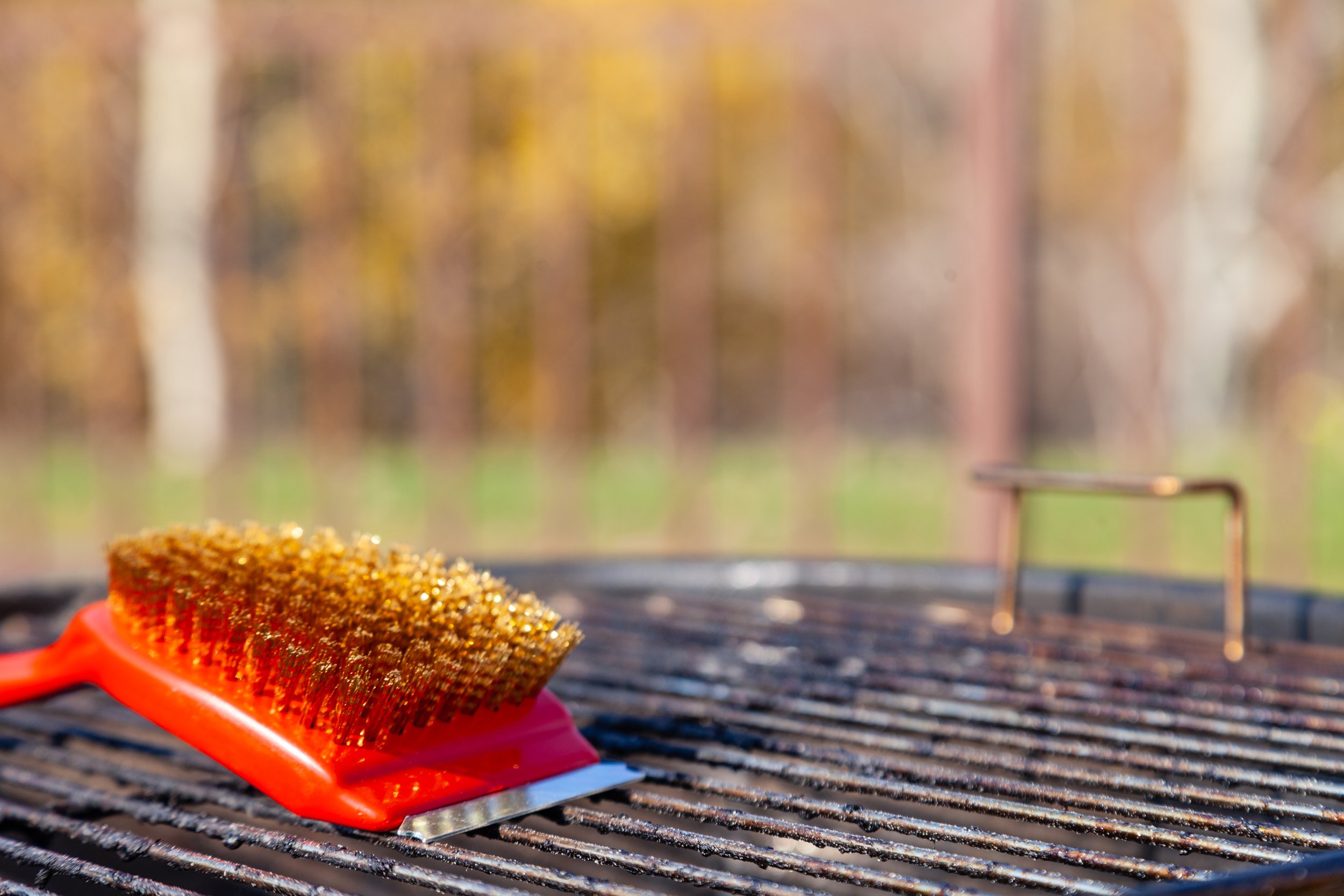 Grill Brush Best BBQ Brush for Grill Bristles Grill Cleaning Brush with  Scraper