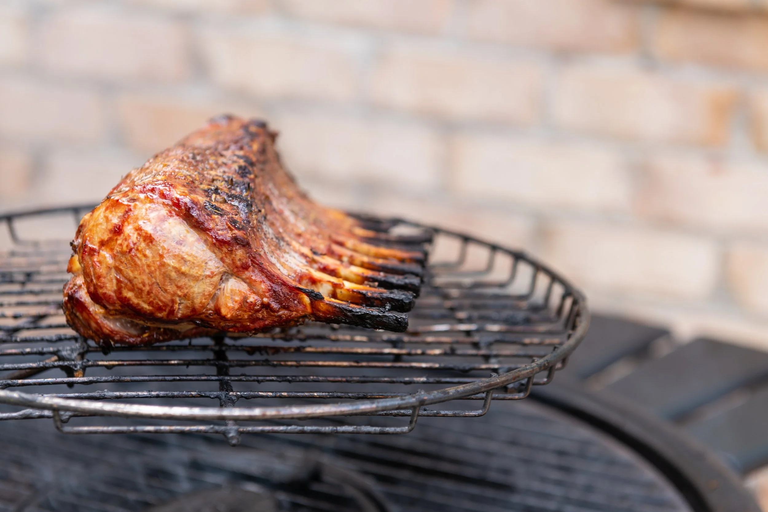 smoked rack of lamb
