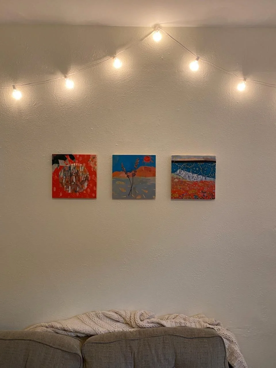 The room with lights