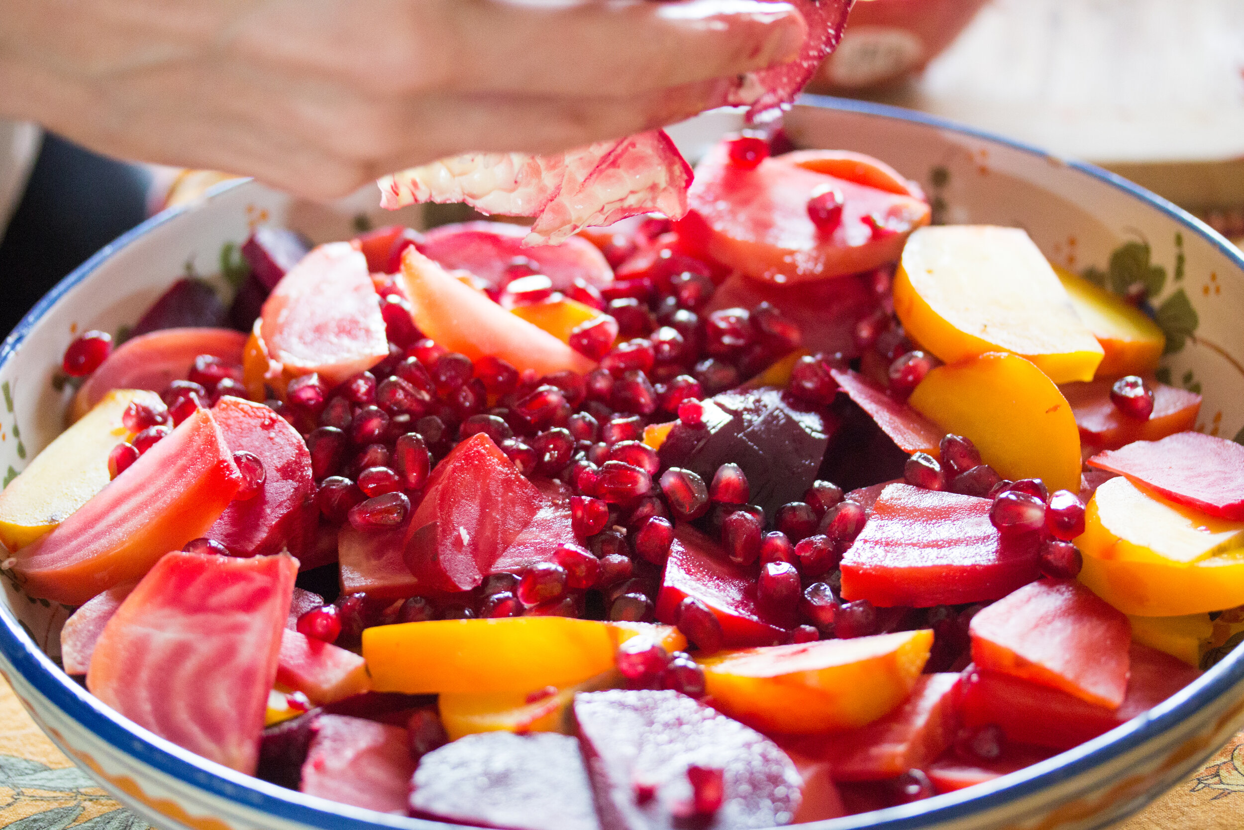 Heart Salad w/ house Hibiscus & Rose Infused Honey Dressing