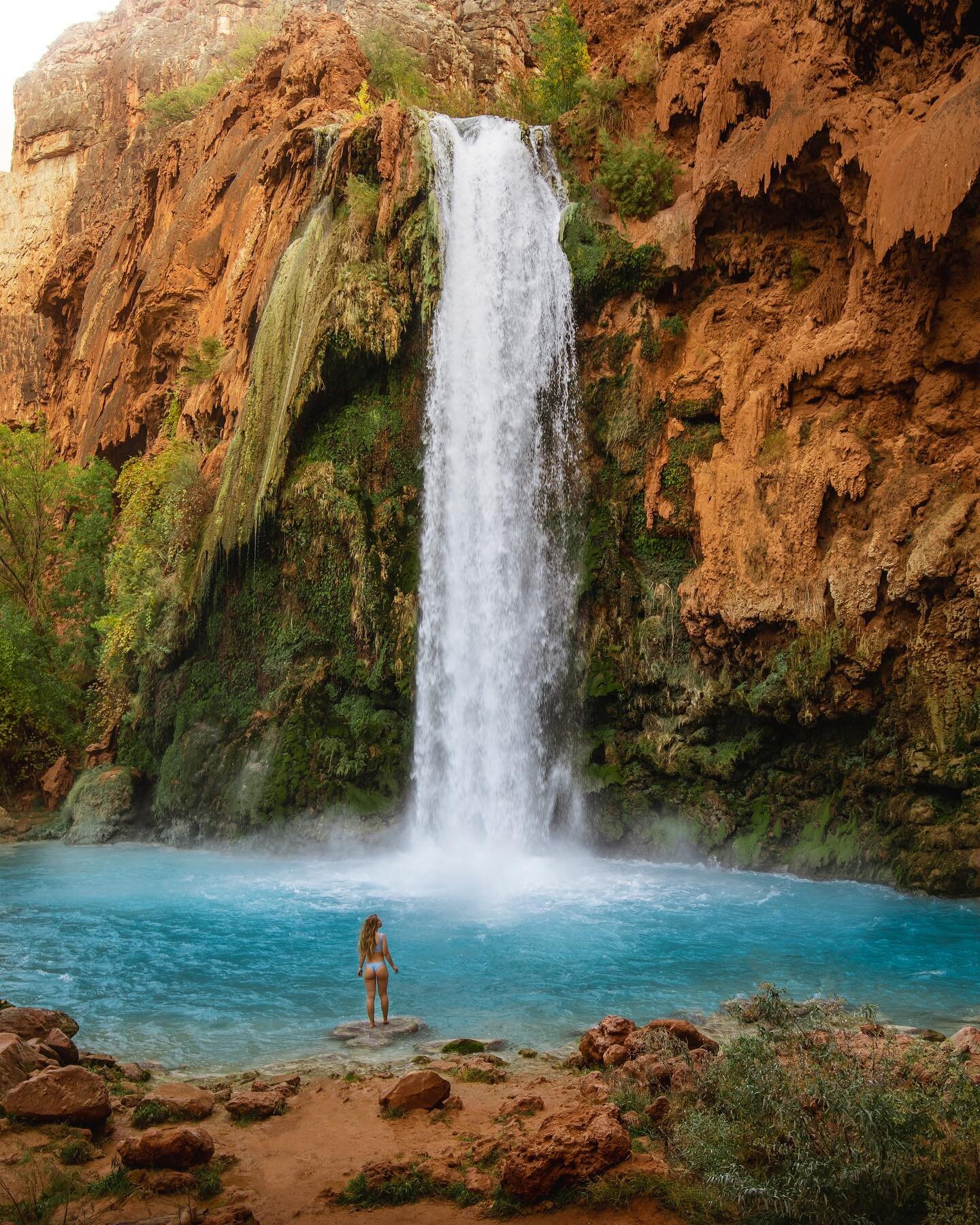 Havasupai boasts some of the most unique landscapes in the world. I've never seen a combination of rock and water so striking, it was hard to believe it's even real. This was a 10-mile hike each way through the desert, and it was worth every single s