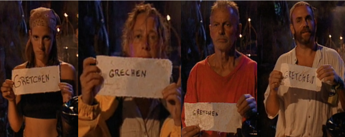 The Tagi alliance votes together. All screenshots via Amazon Prime Video