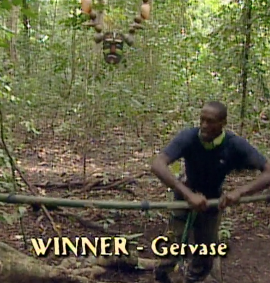Gervase wins immunity. All screenshots via Amazon Prime Video