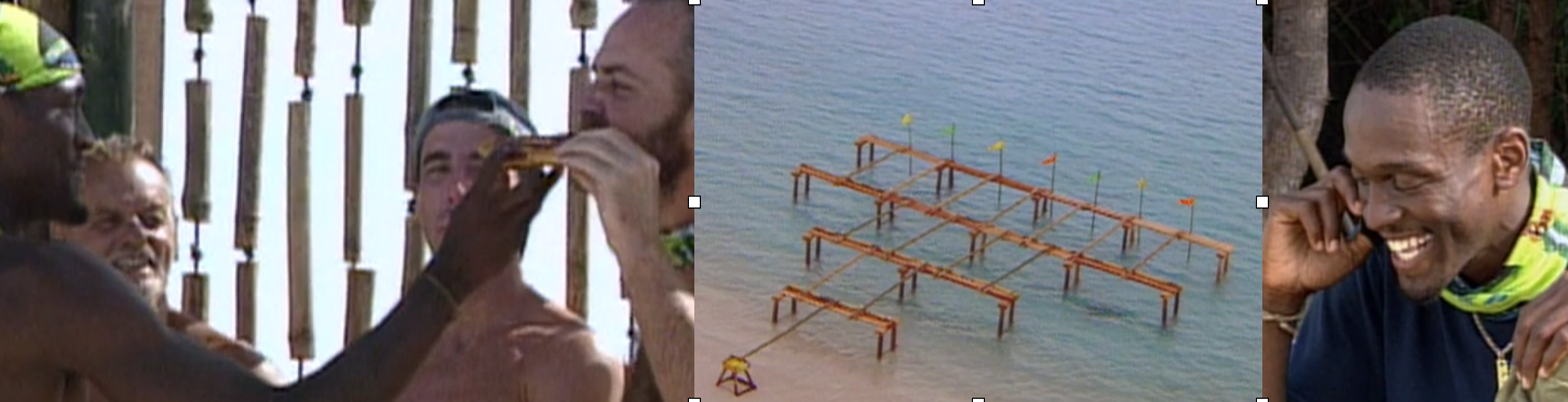 Gervase gets and shares his reward. All screenshots via Amazon Prime Video.