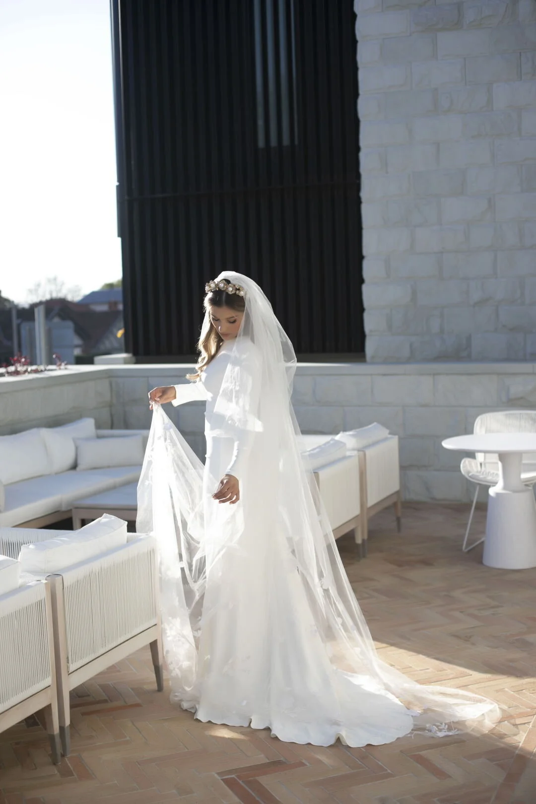 Peter Langner Spring Veil — HR Bridal 