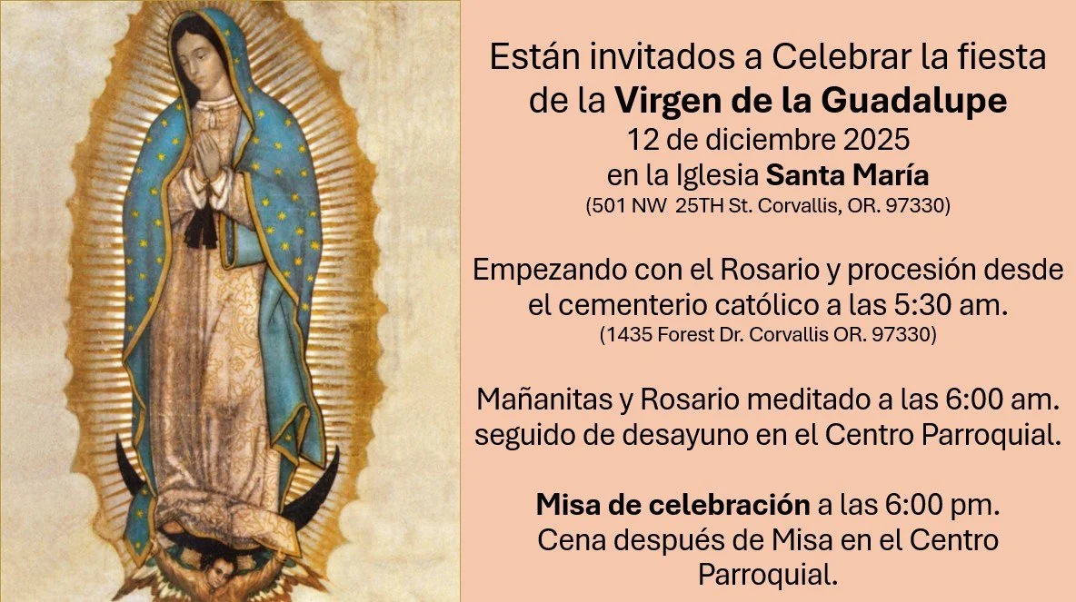 la fiesta de la Virgen de la Guadalupe