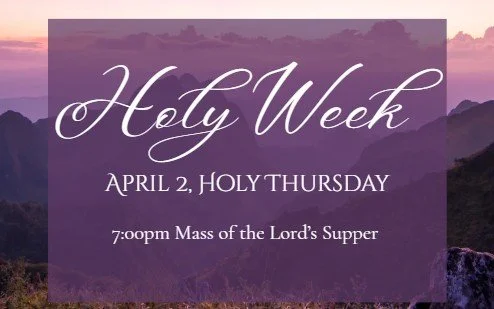 Holy Thursday Mass
