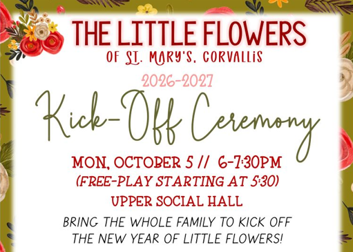 Little Flower Kickoff Ceremony