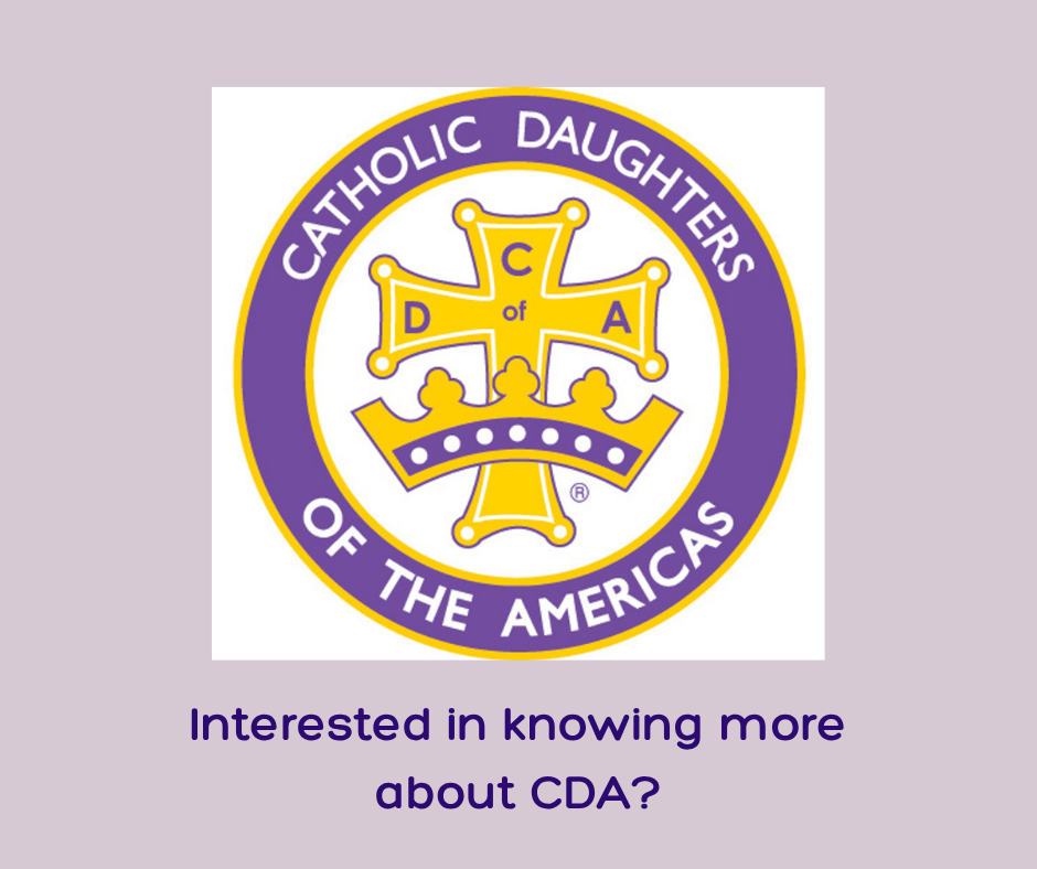 Catholic Daughters Invitation Meeting