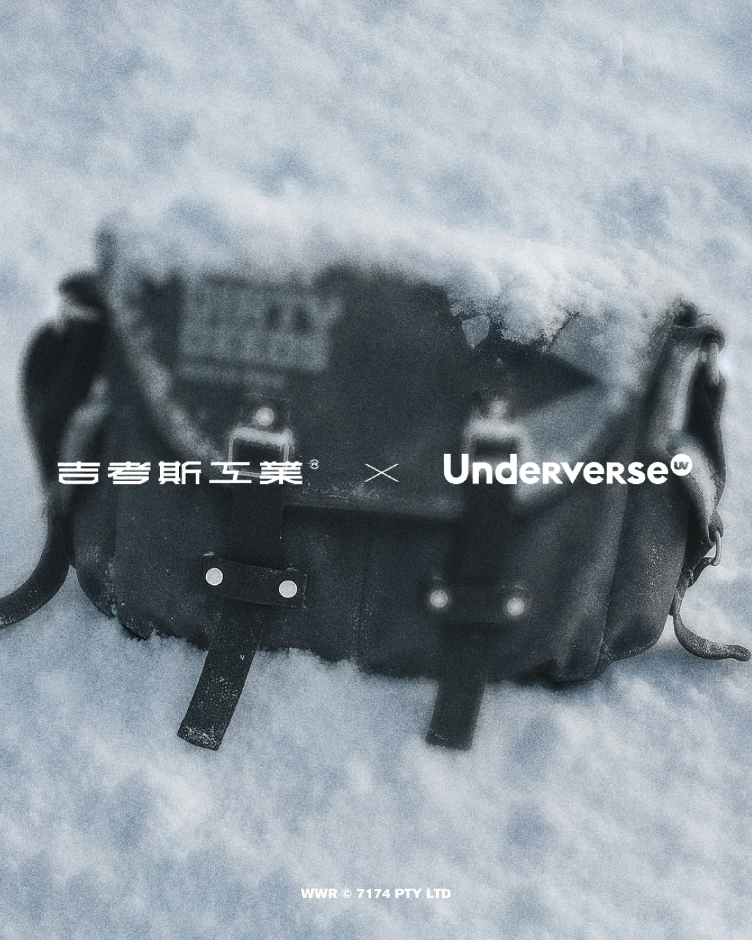 Gcores x UV WWR DISTRESSED MESSENGER BAG