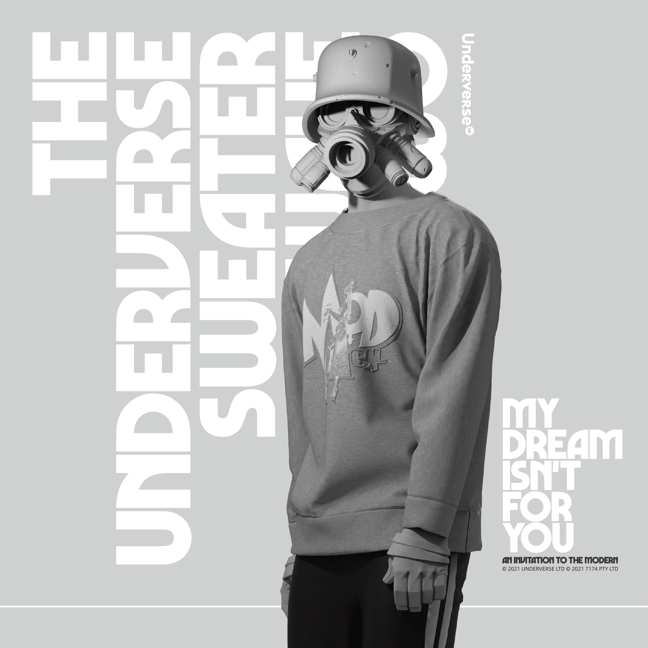 2021 UV SWEATER WAVE TWOunderverse
USD $75 eachPrice Includes Worldwide ShippingMATERIAL100% Cottondesigner toy, colleactibles
APPAREL
UNDERVERSEunderverse.com
