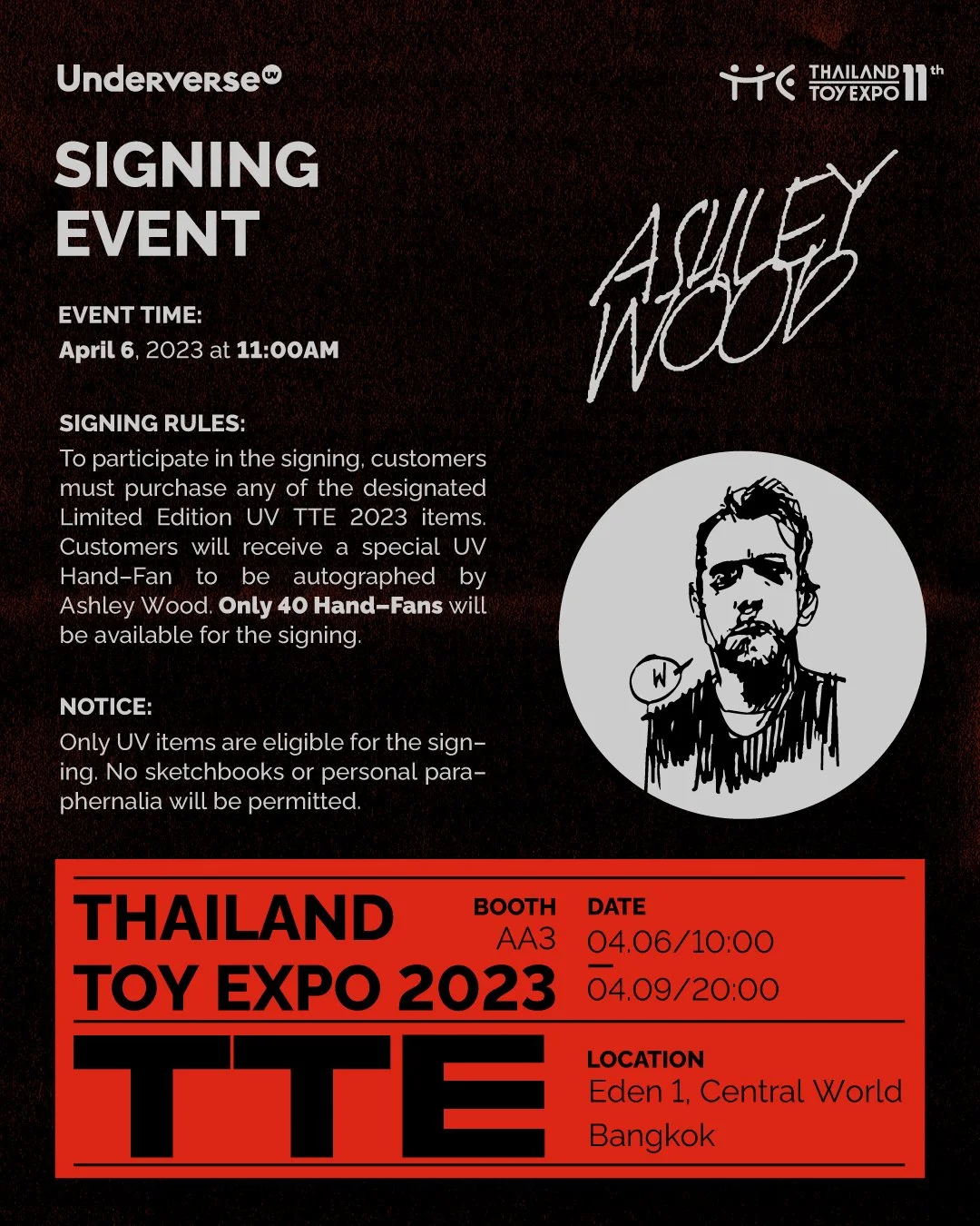 TTE 2023: ASHLEY WOOD SIGNING! 