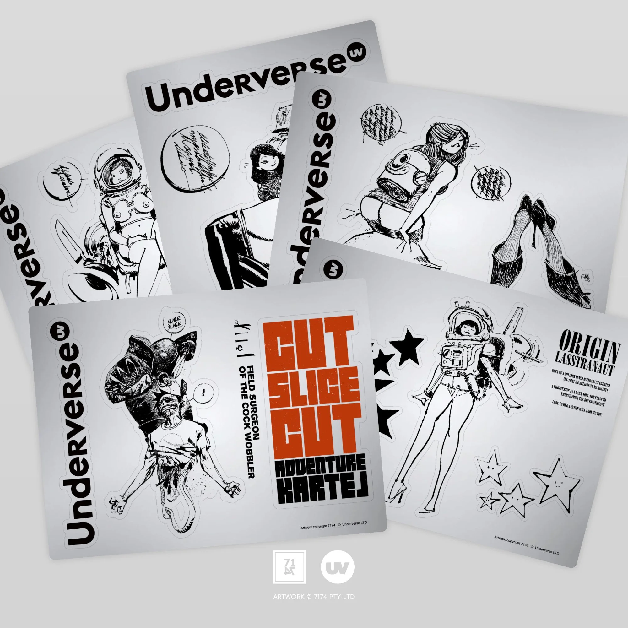 UV PUBLISHING: Limited Edition Ashley Wood's WF Artbook, Prints