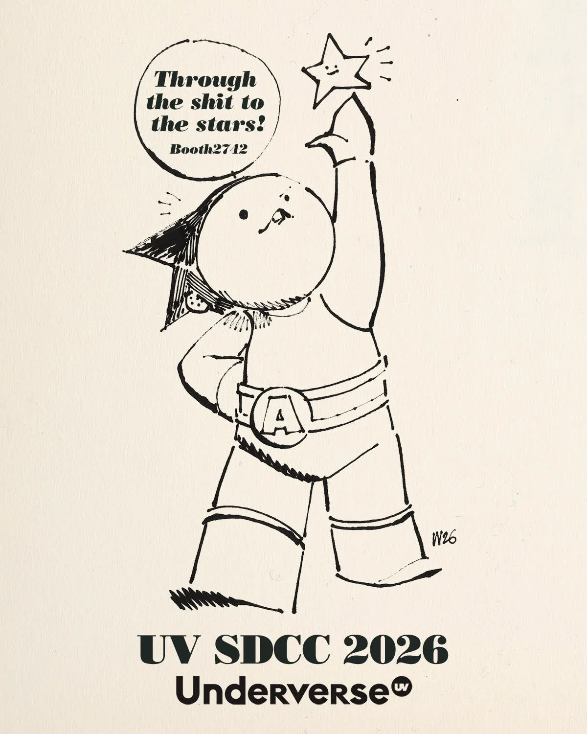 UNDERVERSE x SDCC 2026 BOOTH 2742