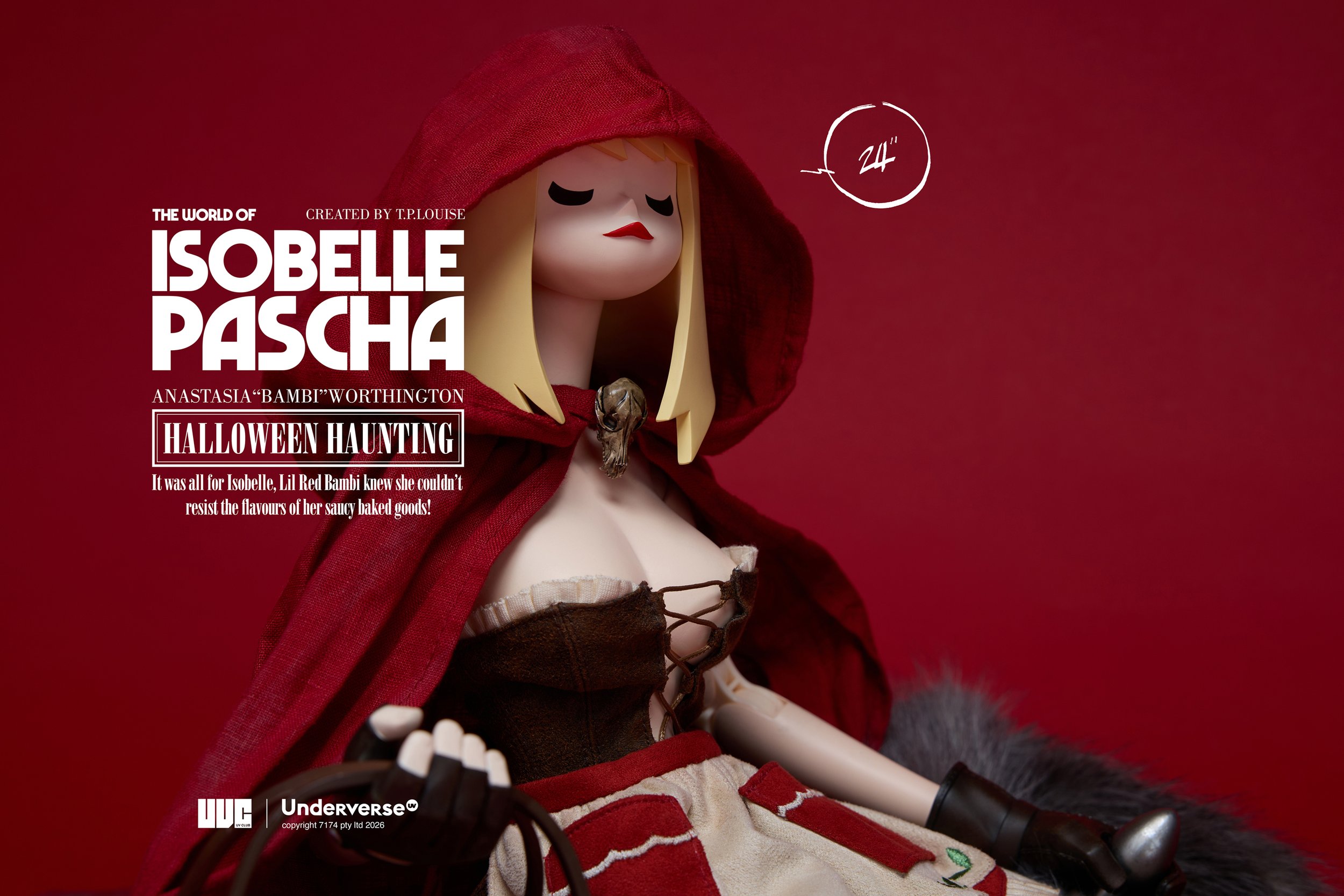 UVC EXCLUSIVE LIL RED BAMBI 24" Limited Edition Pre-order Oct 25th China Timezone