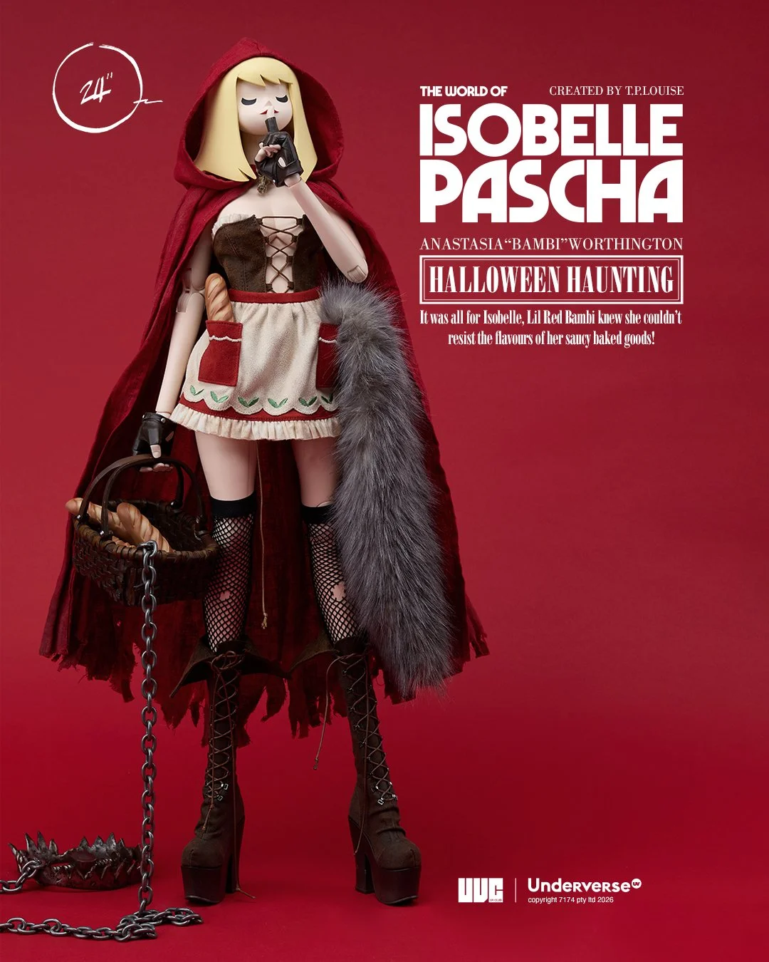 UVC EXCLUSIVE LIL RED BAMBI 24" Limited Edition Now Available at Underverse.vip! 