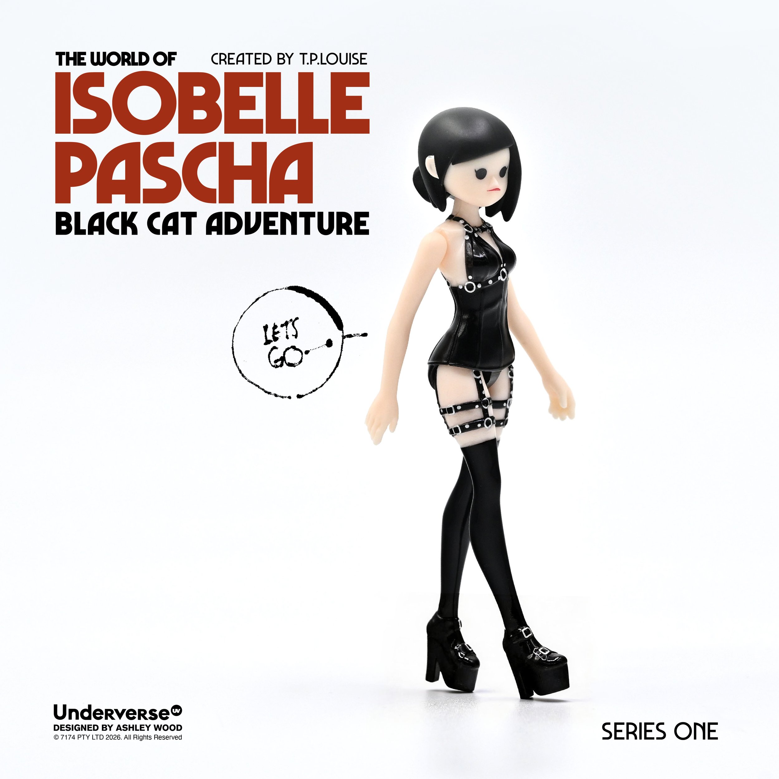 BLACK CAT ADVENTURE ISOBELLE PASCHA 3.75” ADVENTURE SERIES