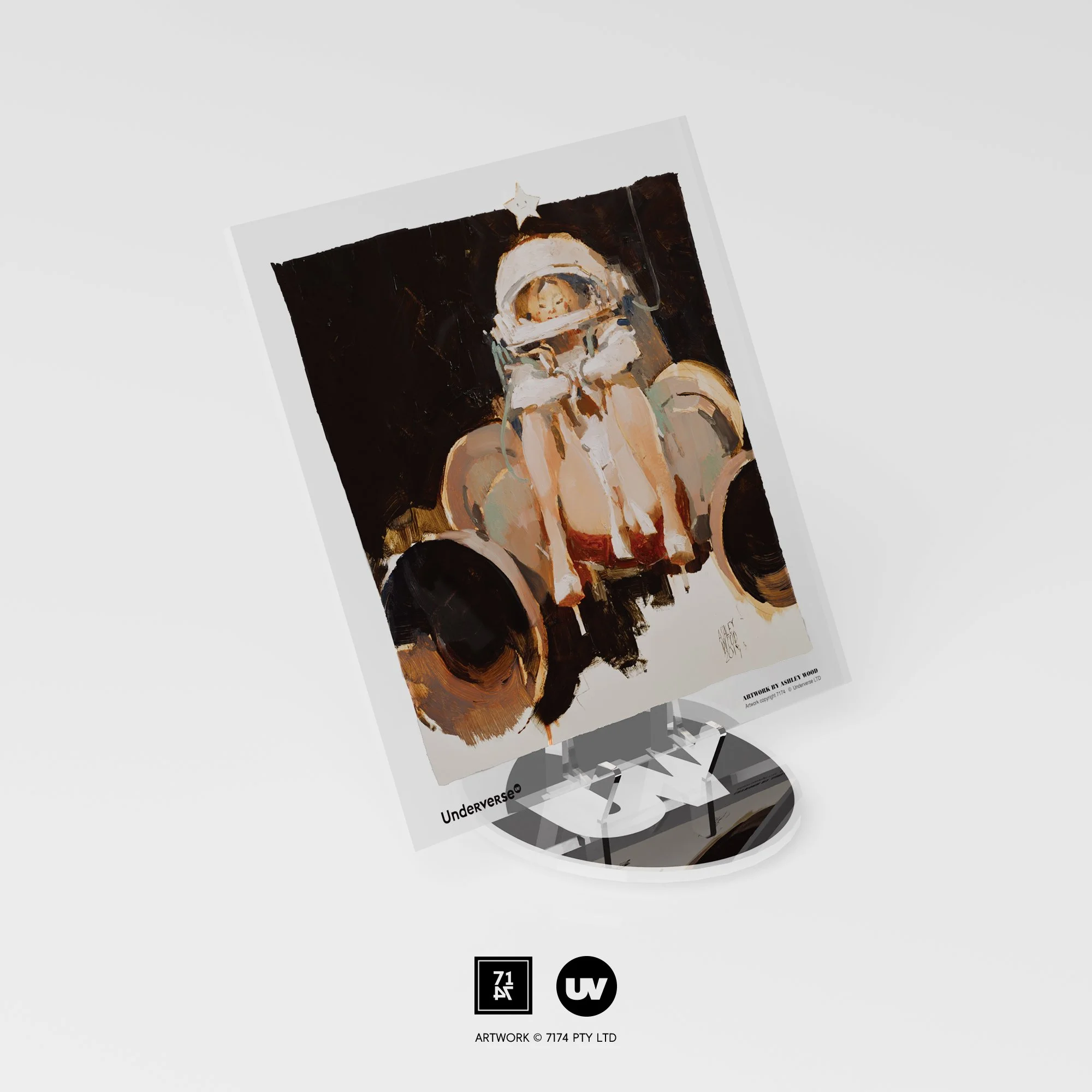 Ashley Wood’s LASSTRANAUT ACRYLIC ART PANEL