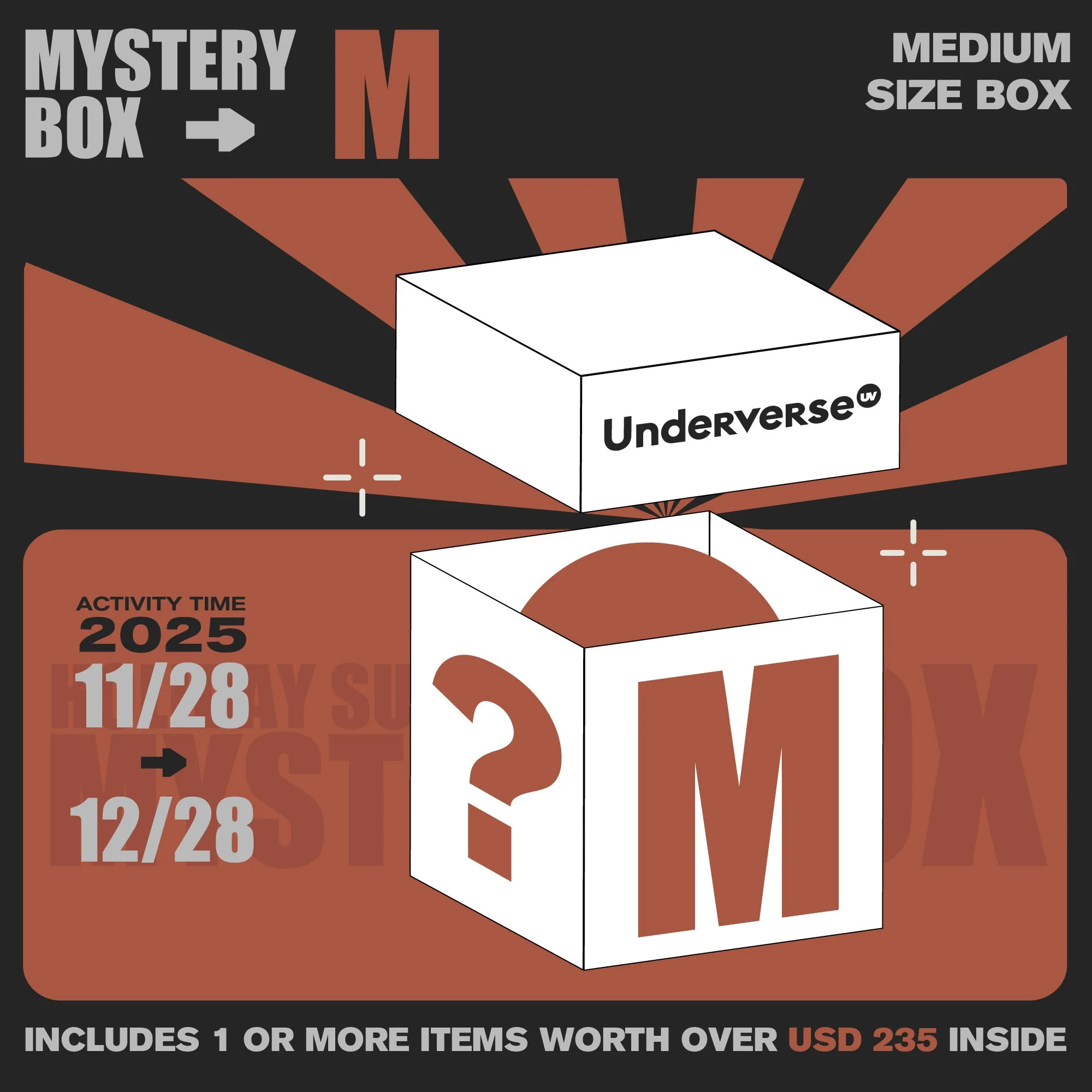 UV HOLIDAY 2025 MYSTERY BOX M Size