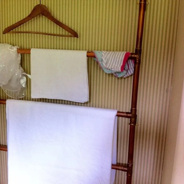 Towel rail or clothes airer - a simple job for a plumber and saves a fortune