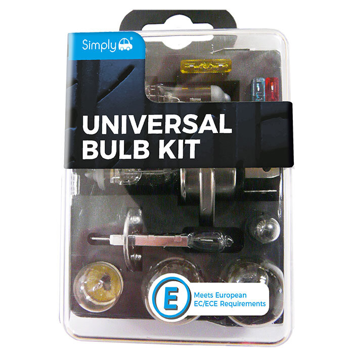 Universal Car Headlight Bulb & Fuse Emergency Replacement Kit H1 H4 H7  Bulbs