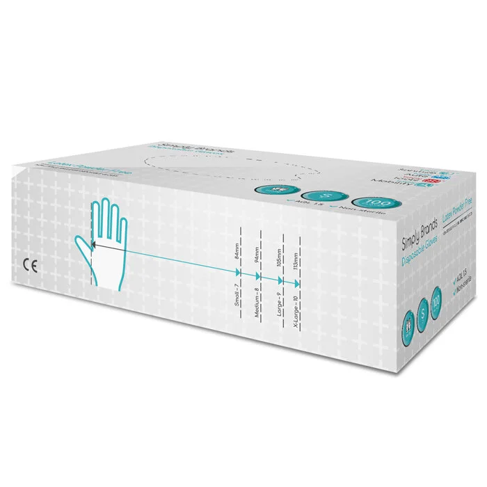 Simply Brands — Latex Disposable Gloves