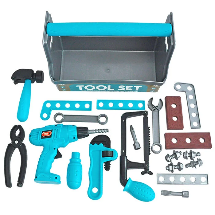 Simply Brands — Kids 18Piece Toy Tool Set with Carry Case