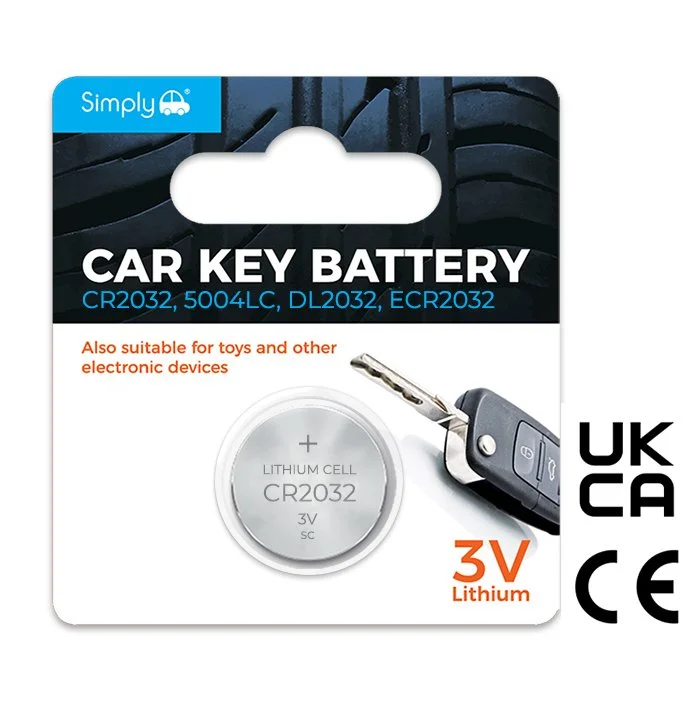Simply Brands — Car Key Battery 3V Lithium (CR2016, 5000LC, DL2016