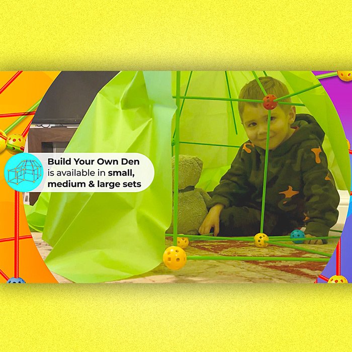 Simply Brands — 'Build Your Own Den' Fort Building Kit