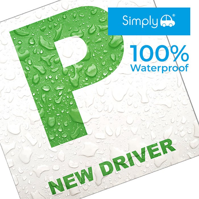 Simply Brands — 2PK New Driver Magnetic P Plates