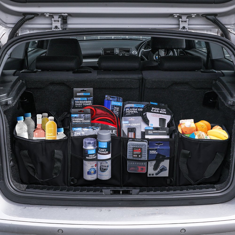 Simply Brands — Extra Large Car Boot Organiser With Two Cooler Bags