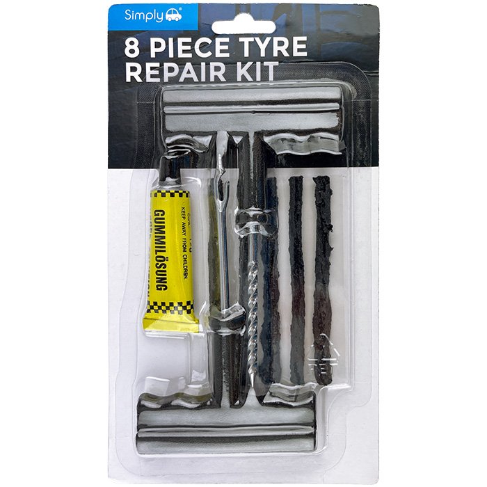 Simply Brands — 8 Piece Tyre Repair Kit