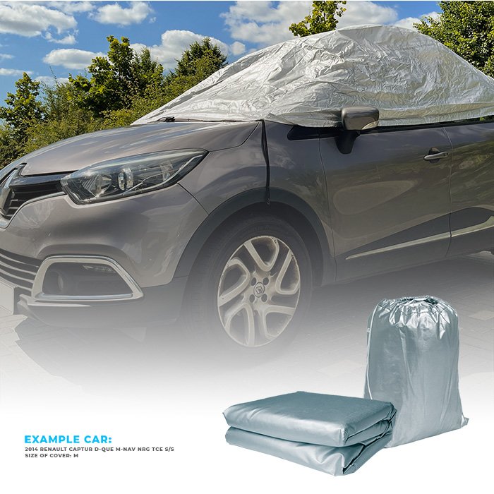 Car Cover Waterproof UV Resistant Breathable fits: AUDI Q2 / RENAULT Captur