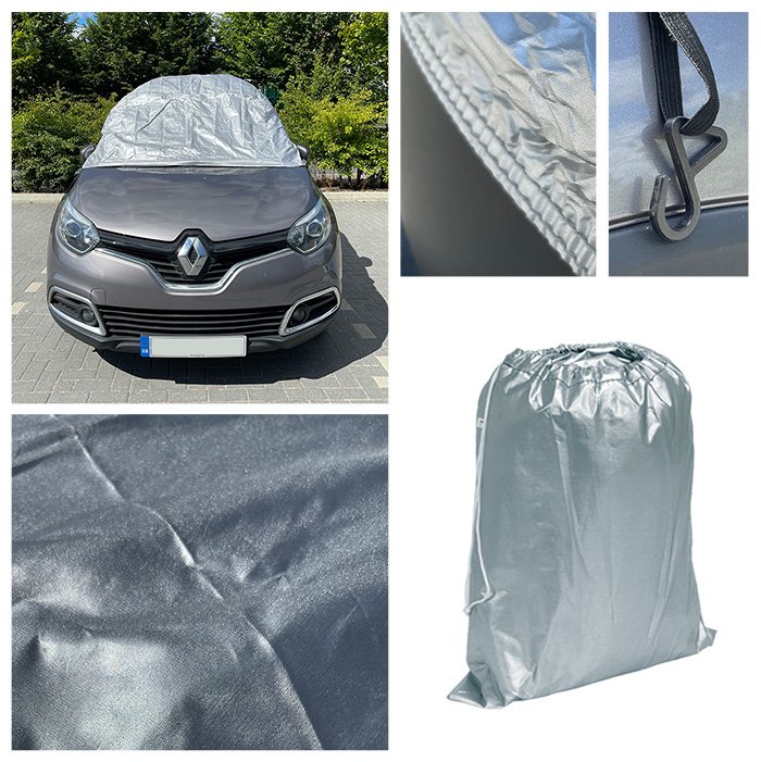  Car Cover Outdoor for Renault Captur/Captur 2, Car Cover  Waterproof Breathable Large, Car Cover Summer,Sun UV Resistent Dustproof  Custom,Oxford with Zipper (Color : B2, Size : Captur 2) : Automotive