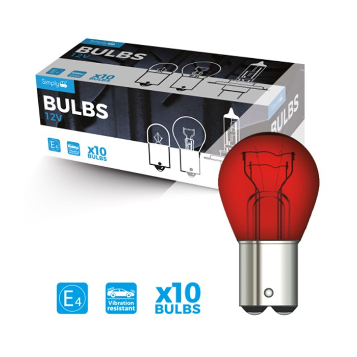 Simply Brands — 10pk W5W S501 – WY5W (Amber) S501A Auxiliary Bulbs 12V 5W W2 .1x9.5D