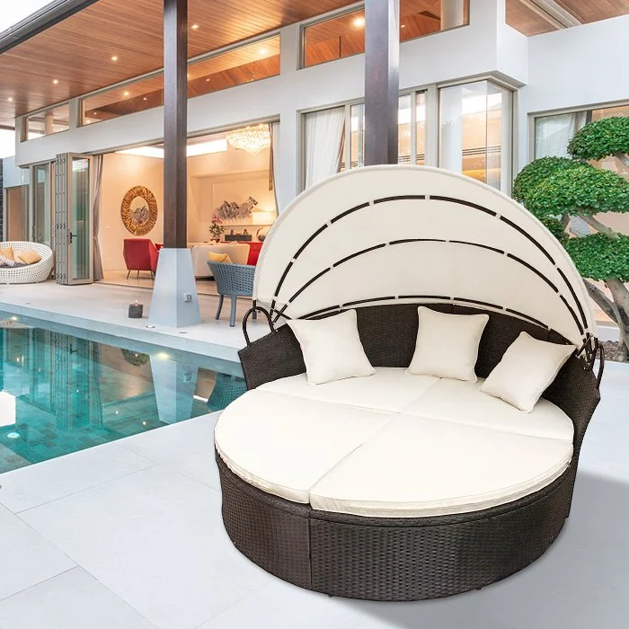 Simply Brands — Round Rattan Perth Day Bed