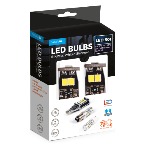 Simply Auto H4 LED BULBS - BOXED - LEDH4
