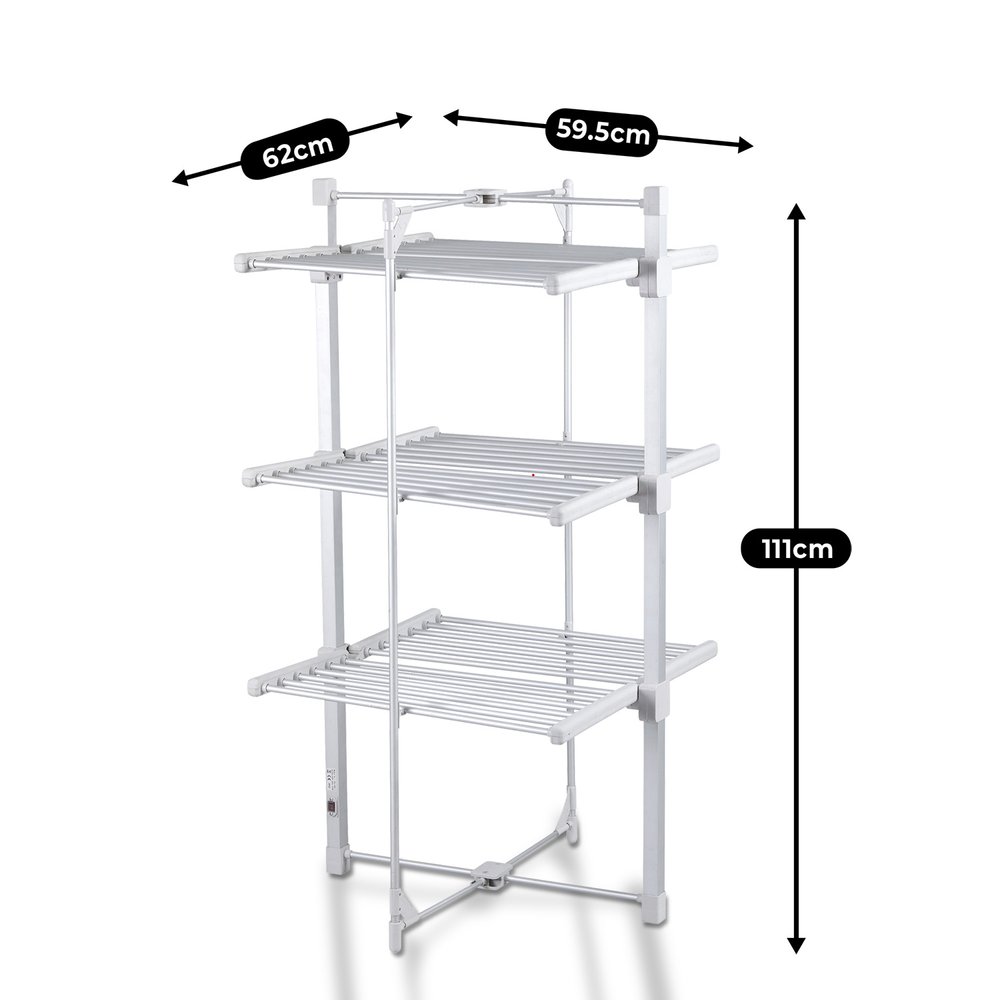 Heated Clothes Rack Accessory Electric Drying Rack Foldable Heated Airer  Home Use - China Heated Cloth Airer and Electric Cloth Drying Rack price