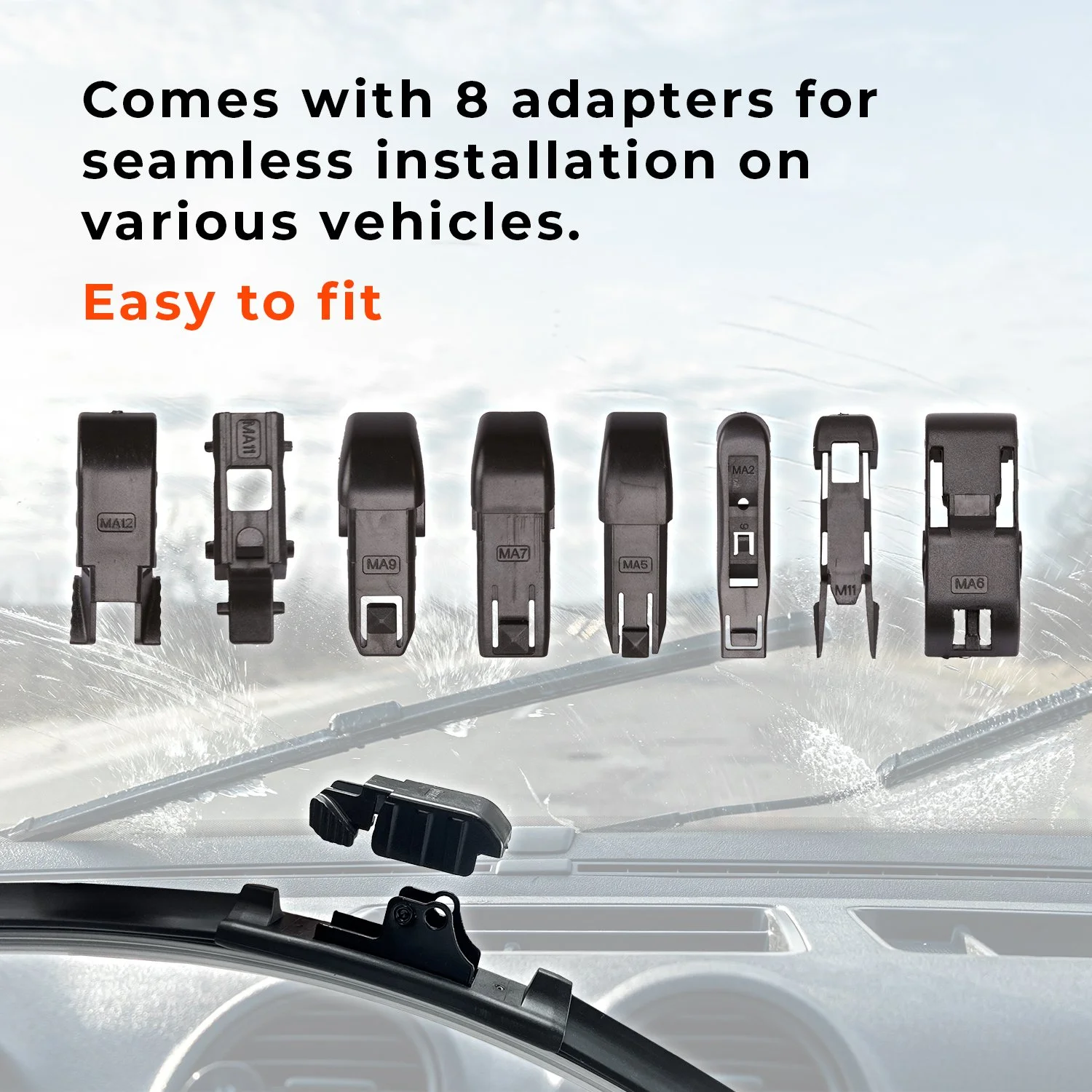 Simply Brands — Simply Brands universal flat windscreen wiper blades